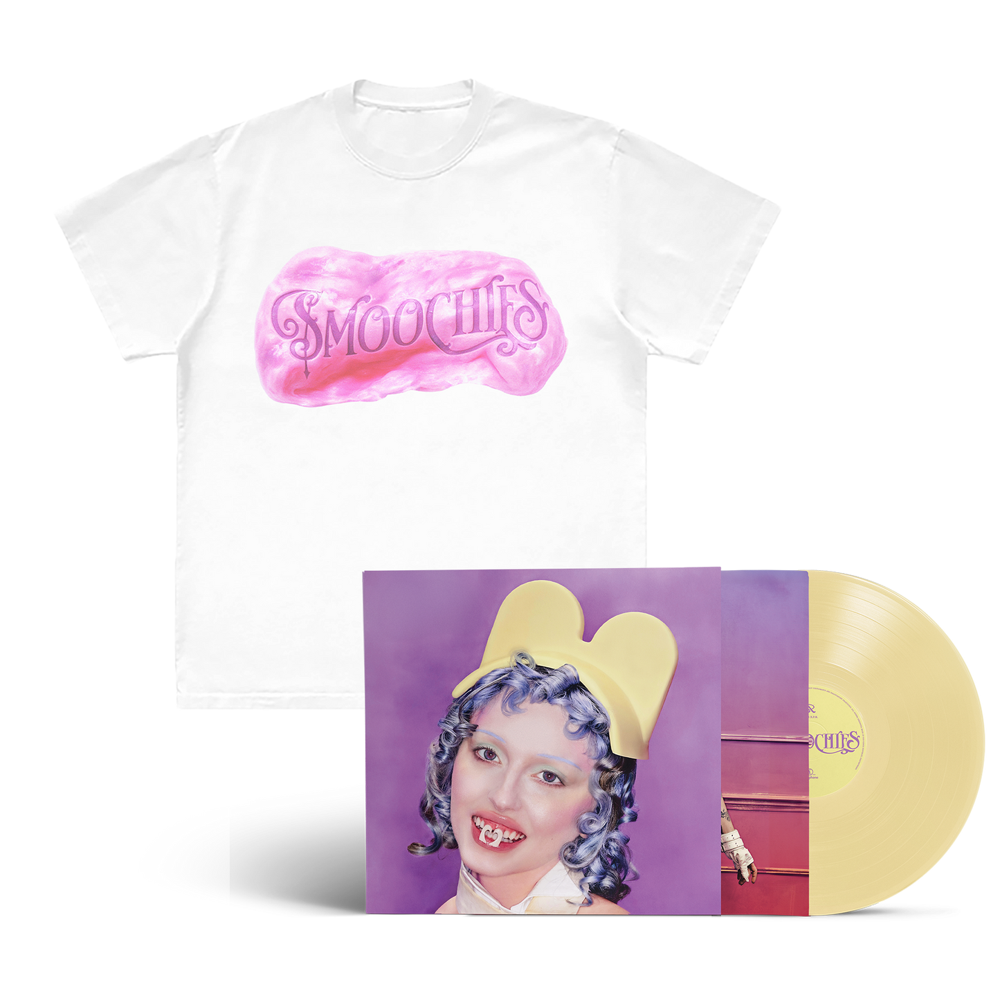 Smoochies Vinyl + Bubblegum T Shirt Bundle