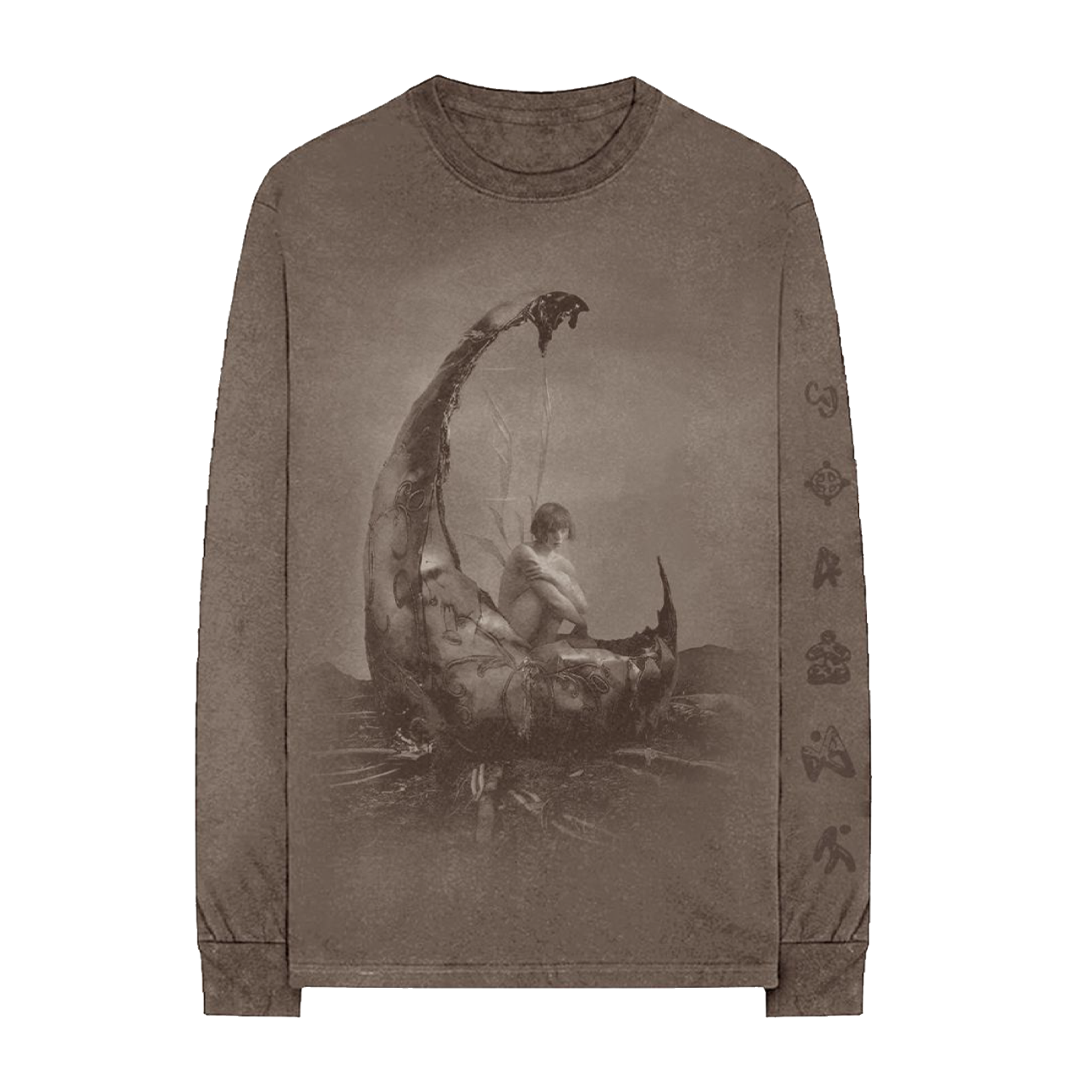 WEEDKILLER Faded Brown Long Sleeve